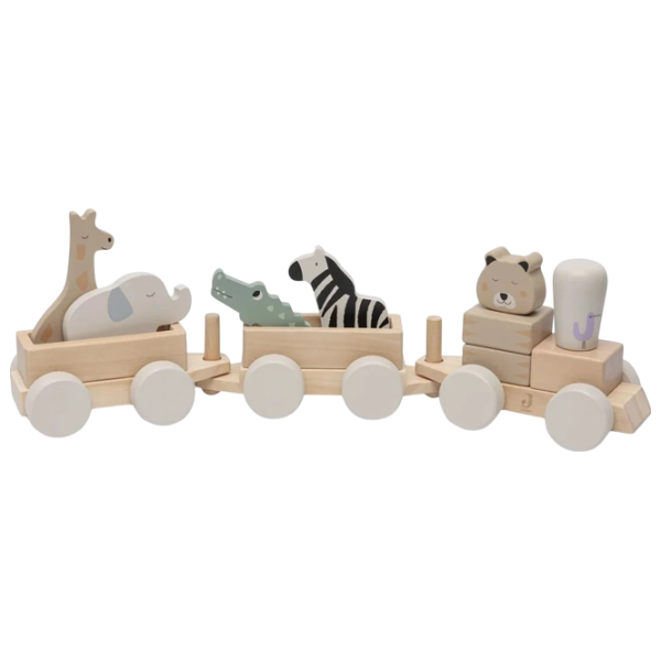 Joc educativ Jollein Toy Train Jungle Jambo 2+/ Dezvoltare photo 1