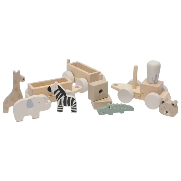 Joc educativ Jollein Toy Train Jungle Jambo 2+/ Dezvoltare photo 2