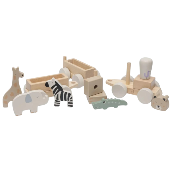 Joc educativ Jollein Toy Train Jungle Jambo 2+/ Dezvoltare photo 2