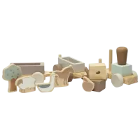 Joc educativ Jollein Toy Train Farm 1.5+/ Joc de logică photo 2