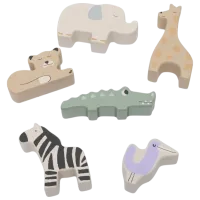 Развивающий набор Jollein Shape Sorter Jungle Jambo 1+/ Логическая игра photo 2