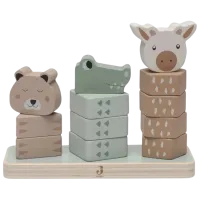 Joc educativ Jollein Stacking Tower Jungle Jambo 1+/ Joc de logică