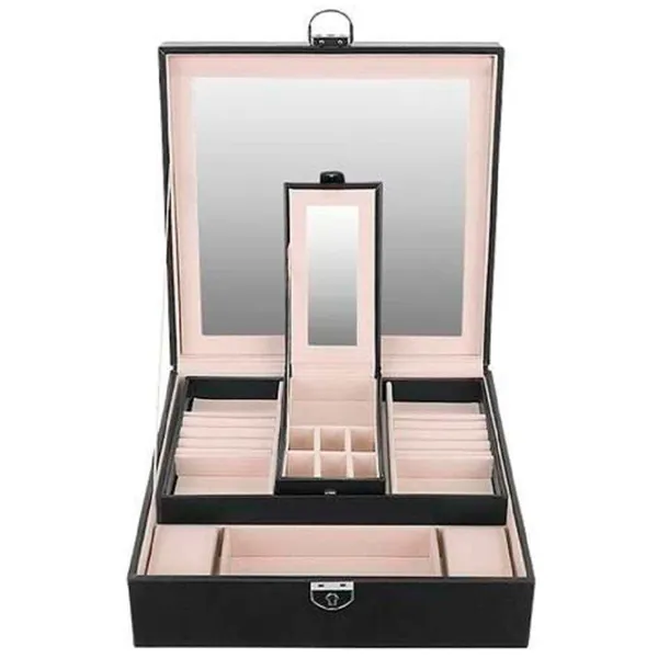 Organizator de bijuterii Beautylushh 8896 PU / Black photo 1