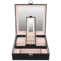 Органайзер для ювелирных изделий Beautylushh 8896 PU / Черный