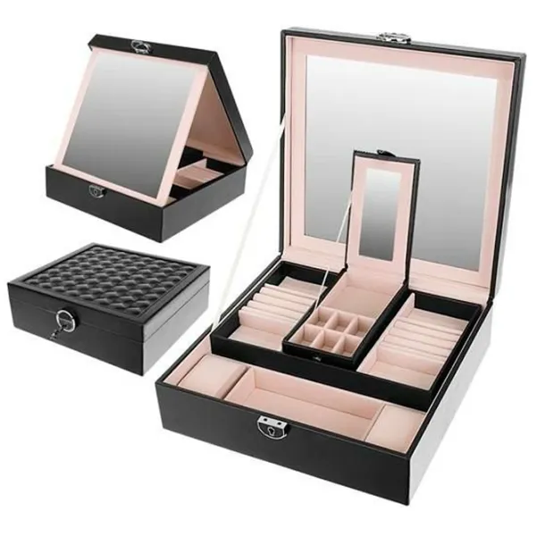 Organizator de bijuterii Beautylushh 8896 PU / Black photo 4