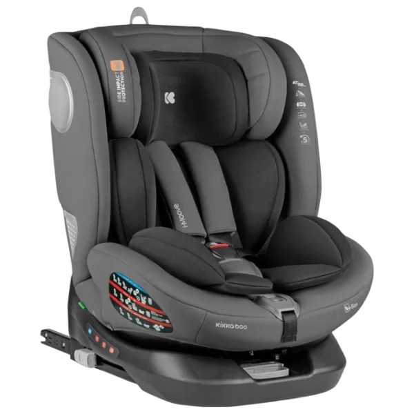 Детское автокресло Kikka Boo i-Moove i-SIZE  0 месяцев - 12 лет / 36 кг / Серый photo 1 Детское автокресло Kikka Boo i-Moove i-SIZE  0 месяцев - 12 лет / 36 кг / Серый photo 1