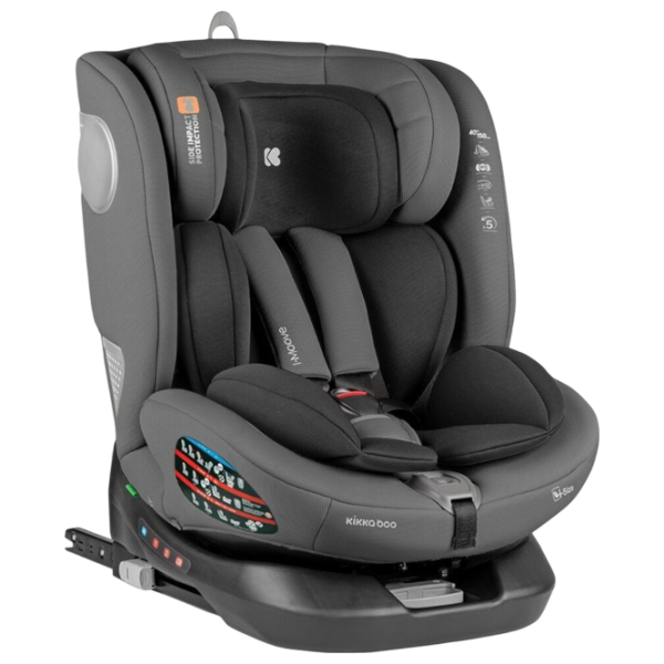 Детское автокресло Kikka Boo i-Moove i-SIZE  0 месяцев - 12 лет / 36 кг / Серый photo 1 Детское автокресло Kikka Boo i-Moove i-SIZE  0 месяцев - 12 лет / 36 кг / Серый photo 1