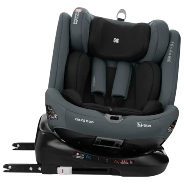 Детское автокресло Kikka Boo i-Moove i-SIZE  0 месяцев - 12 лет / 36 кг / Серый photo 3 Детское автокресло Kikka Boo i-Moove i-SIZE  0 месяцев - 12 лет / 36 кг / Серый photo 3
