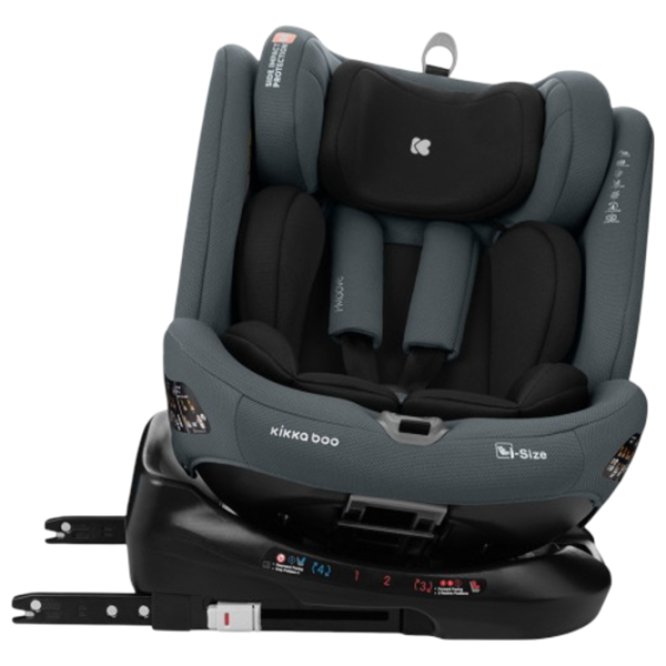 Детское автокресло Kikka Boo i-Moove i-SIZE  0 месяцев - 12 лет / 36 кг / Серый photo 3 Детское автокресло Kikka Boo i-Moove i-SIZE  0 месяцев - 12 лет / 36 кг / Серый photo 3
