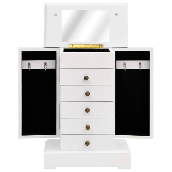 Organizator de bijuterii VidaXL 245753 MDF / White photo 1