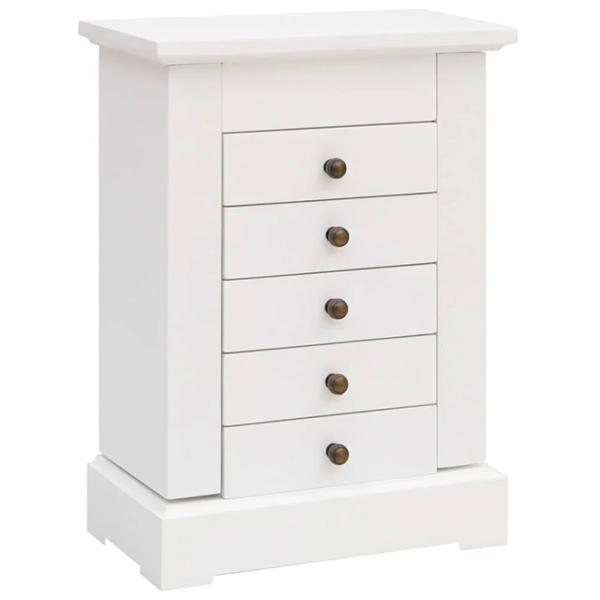 Organizator de bijuterii VidaXL 245753 MDF / White photo 5