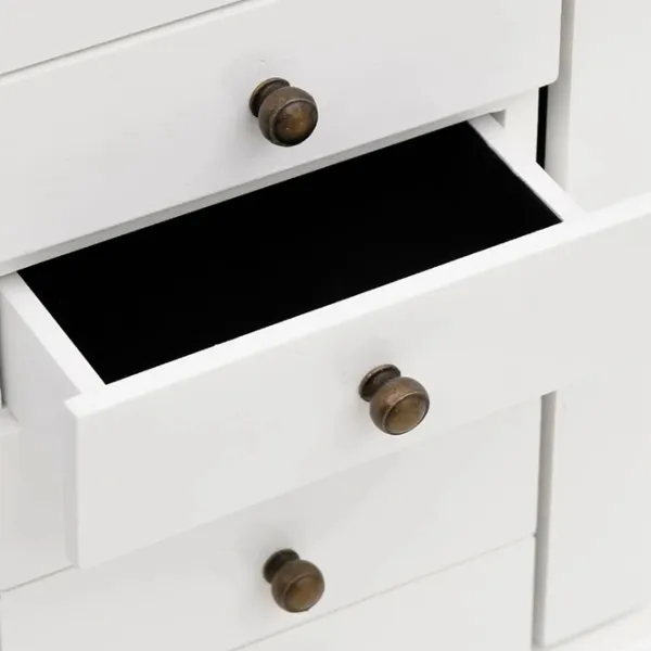 Organizator de bijuterii VidaXL 245753 MDF / White photo 7