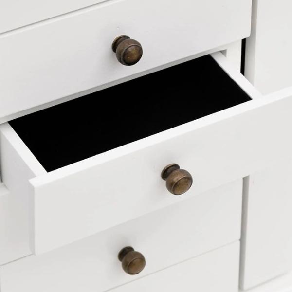 Organizator de bijuterii VidaXL 245753 MDF / White photo 7