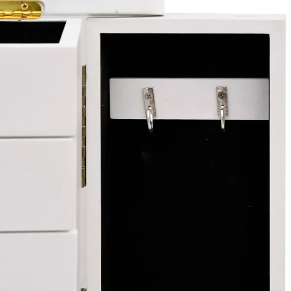 Organizator de bijuterii VidaXL 245753 MDF / White photo 8