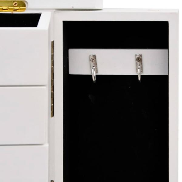 Organizator de bijuterii VidaXL 245753 MDF / White photo 8