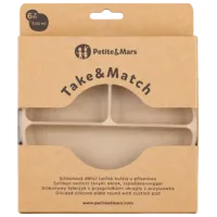 Farfurie Petite&Mars Take&Match Unisex / 6+ luni / Sand photo 2