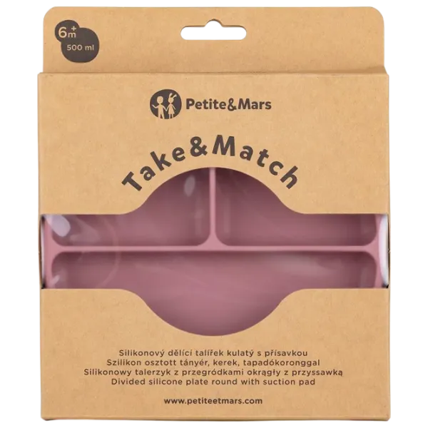 Миска Petite&Mars Take&Match Унисекс / 6+ месяцев / Роза photo 4 Миска Petite&Mars Take&Match Унисекс / 6+ месяцев / Роза photo 4