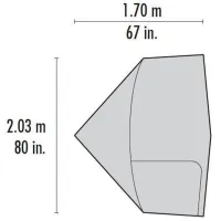 Палатка MSR Gear Shed V2 Серый Зеленый photo 5