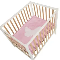 Saltea pentru copii Premaman Butterfly (PEVH3N-VIC-UNQ) 95 x 70 cm/ Pink photo 2