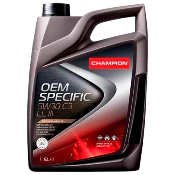 Ulei de motor Champion SPECIFIC5W30 C3 LL III 5W-30 5l sintetic photo 1 Ulei de motor Champion SPECIFIC5W30 C3 LL III 5W-30 5l sintetic photo 1