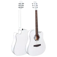 Chitară acustică Enjoy E41-DDL WH 4/4, Dreadnought, White