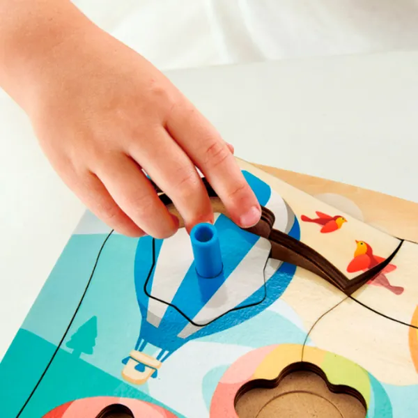 Puzzle Hape K-E1623 3+/ Количество деталей: 7 photo 3