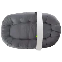 Saltea fiziologică BabyJem Babynest My First Bed (878) 40 x 10 cm/ Anthracite photo 3