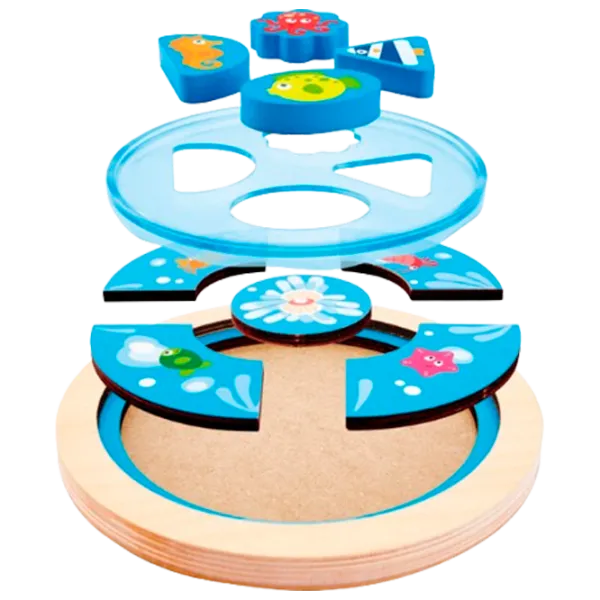 Puzzle Hape K-E1604 3+/ Numărul de piese: 5 photo 1
