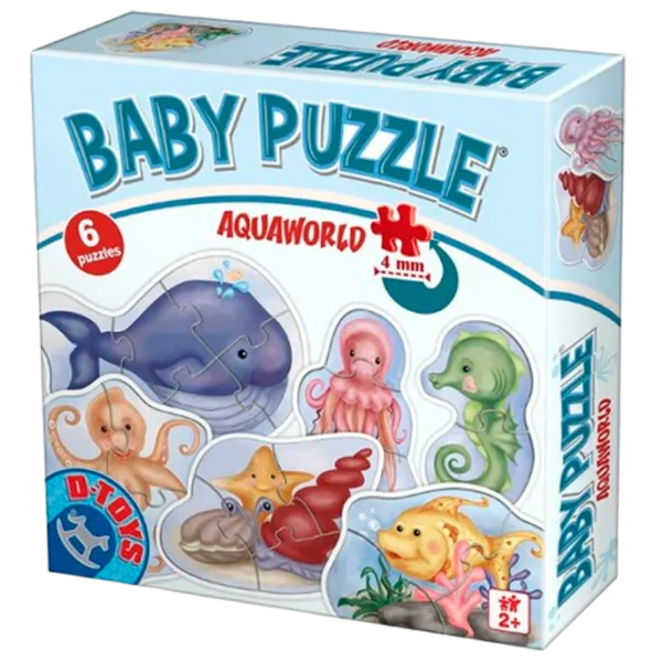 Puzzle Hape Aquaworld 3+/ Количество деталей: 6 photo 1 Puzzle Hape Aquaworld 3+/ Количество деталей: 6 photo 1