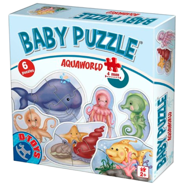 Puzzle Hape Aquaworld 3+/ Количество деталей: 6 photo 1 Puzzle Hape Aquaworld 3+/ Количество деталей: 6 photo 1