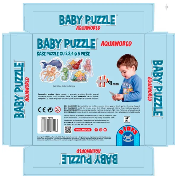 Puzzle Hape Aquaworld 3+/ Количество деталей: 6 photo 2 Puzzle Hape Aquaworld 3+/ Количество деталей: 6 photo 2