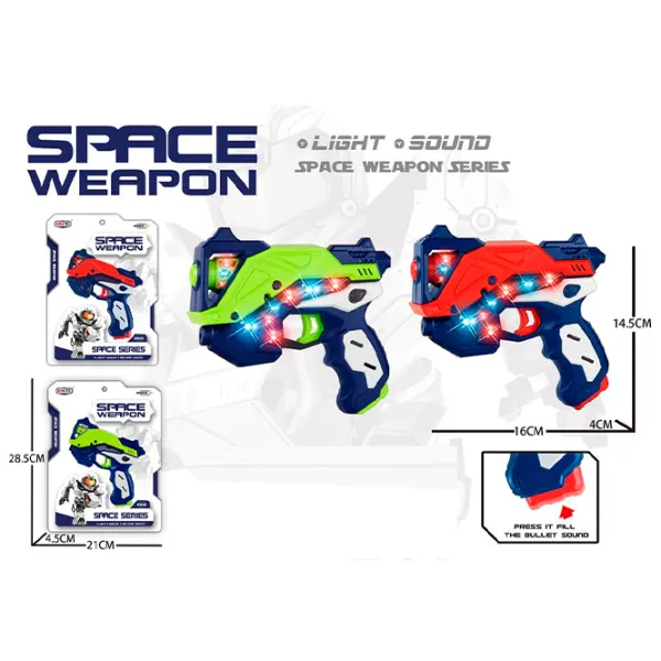 Pistol de jucărie Sportline Space Weapon 586694  / / Multicolor photo 2