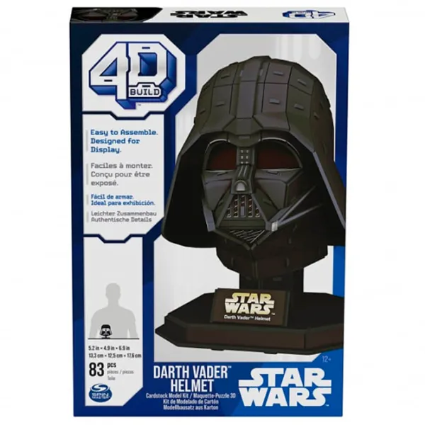 Пазл 3D Spin Master Darth Vader 3+/ Количество деталей: 83 photo 2 Пазл 3D Spin Master Darth Vader 3+/ Количество деталей: 83 photo 2