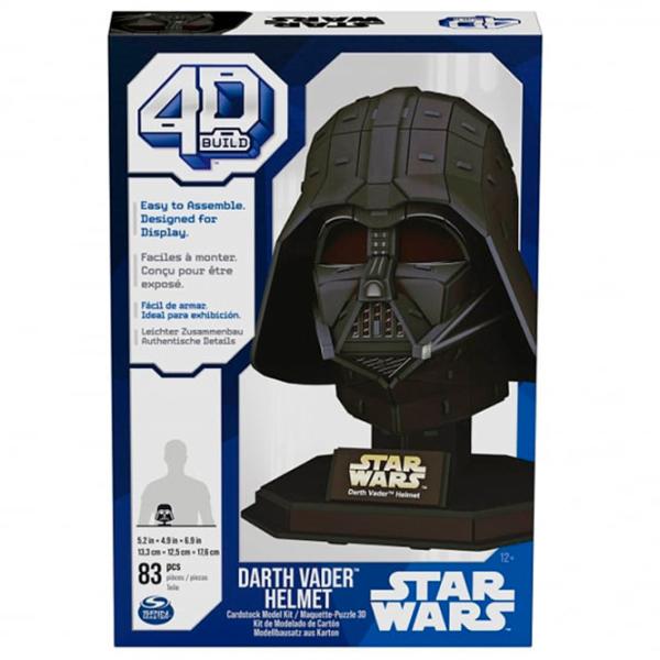 Пазл 3D Spin Master Darth Vader 3+/ Количество деталей: 83 photo 2 Пазл 3D Spin Master Darth Vader 3+/ Количество деталей: 83 photo 2