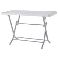 Садовый стол Heniver 2K Прямоугольный / White Белый