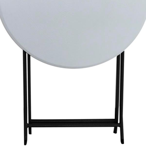 Садовый стол Enero Camp 1053967 Круглый / Черный Белый photo 4 Садовый стол Enero Camp 1053967 Круглый / Черный Белый photo 4