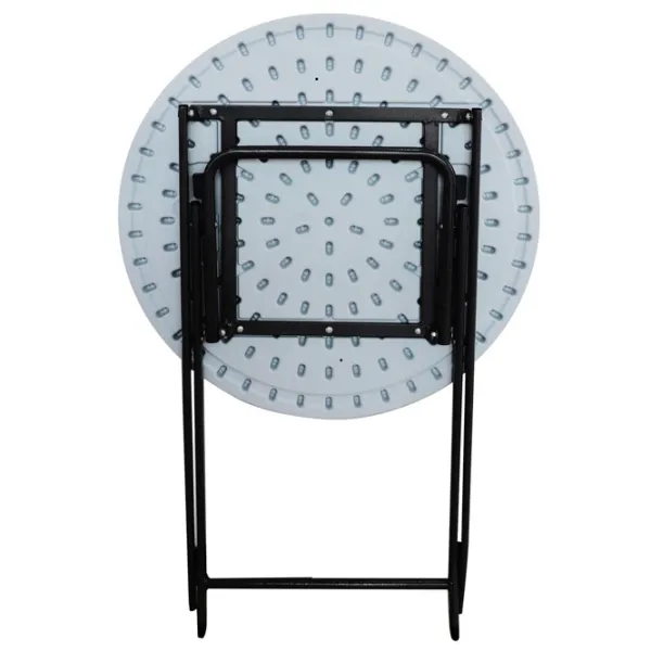 Садовый стол Enero Camp 1053967 Круглый / Черный Белый photo 5 Садовый стол Enero Camp 1053967 Круглый / Черный Белый photo 5