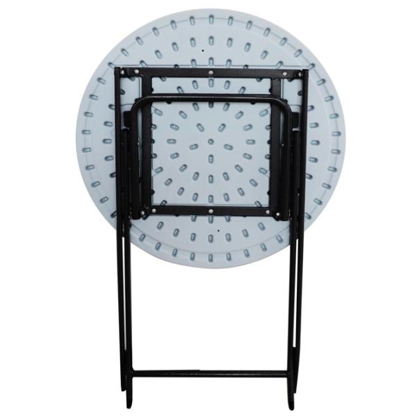 Садовый стол Enero Camp 1053967 Круглый / Черный Белый photo 5 Садовый стол Enero Camp 1053967 Круглый / Черный Белый photo 5