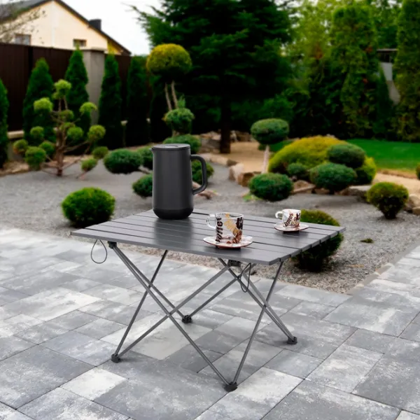Masă de grădină Saska Garden 1055268 Dreptunghiular / Black Gray photo 6
