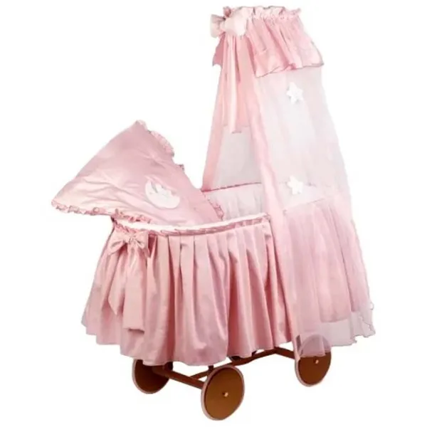 Балдахин для кроватки Italbaby Petite Etoile Розовый / Тюль photo 1
