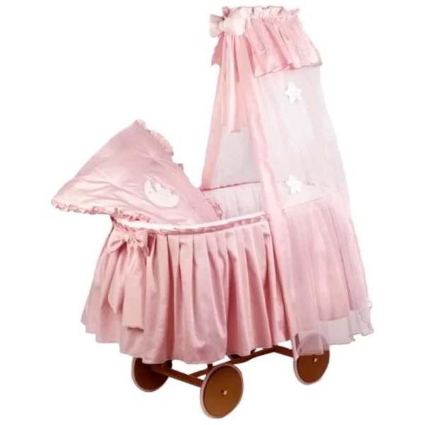 Балдахин для кроватки Italbaby Petite Etoile Розовый / Тюль photo 1