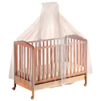 Балдахин для кроватки Italbaby 820.0000-6 Бежевый / Тюль