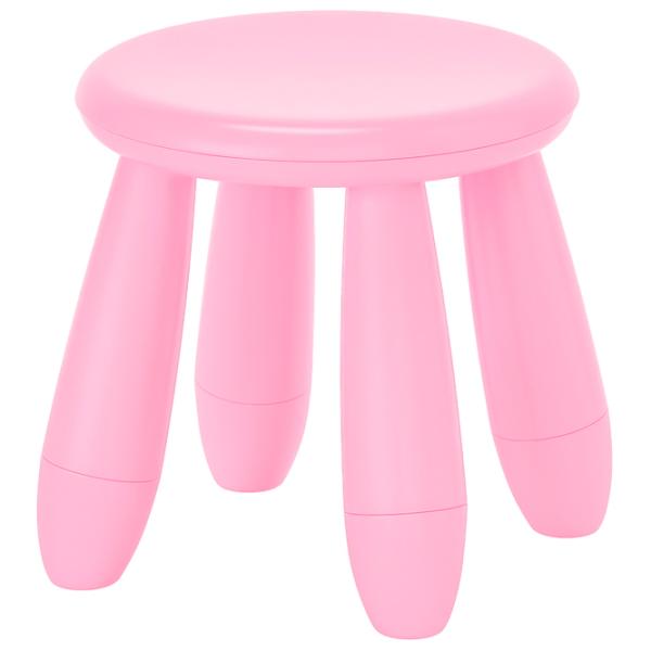 Детский стул Ikea Mammut 5 лет / Розовый photo 1