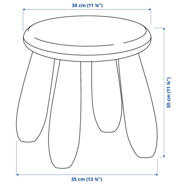 Детский стул Ikea Mammut 5 лет / Розовый photo 4