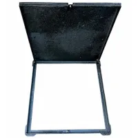 Capac canalizare Uniplast EN124 Black / Fontă photo 2