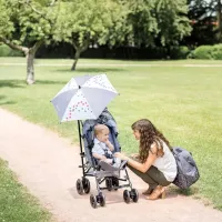 Umbrelă pentru cărucior Badabulle B060010 Poliester / Gray photo 3