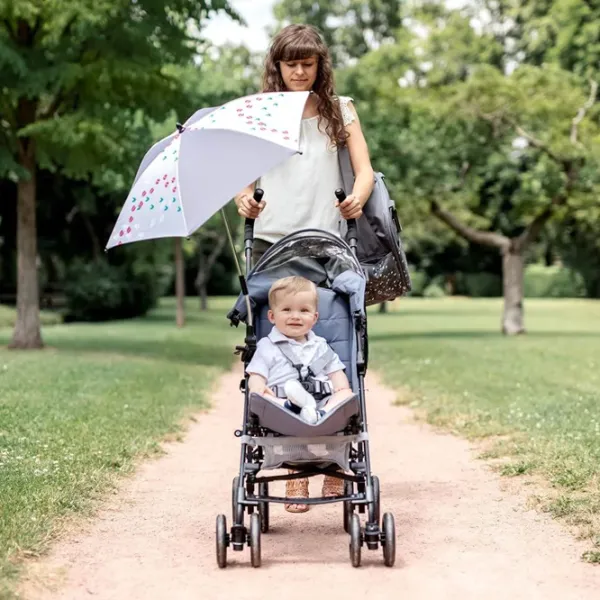 Umbrelă pentru cărucior Badabulle B060010 Poliester / Gray photo 4