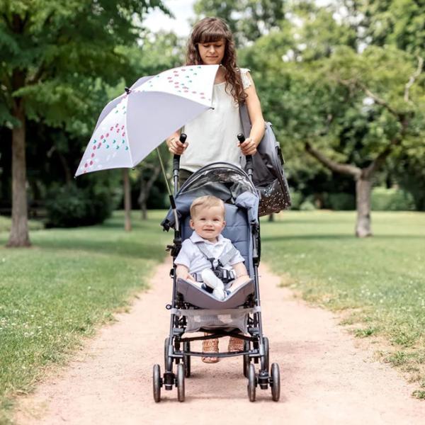 Umbrelă pentru cărucior Badabulle B060010 Poliester / Gray photo 4