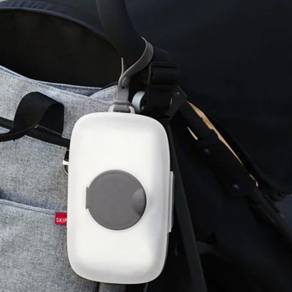 Dispenser de șervețele Skip Hop Grab & Go Plastic / White photo 4