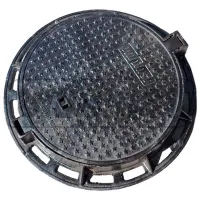 Канализационная крышка Uniplast EN124 Черный / Чугун